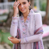 Noor By Saadia Noor Luxe Print Kari | Light Purple | Unstitched | Party Wear | Digital printed chiffon dupatta | D3A - Image 3