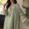 Republic Womens Wear Luxury Lawn | Sea Green | Unstitched | Party wear | Printed silk dupatta | D7-A - Image 2