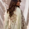 Image | Summer Essence '25 | Embroidered Printed Suit | Cotton | Light Olive | Stitched | 3 pc set. - Image 2