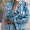 Image | Summer Essence '25 | Embroidered Printed Suit | Cotton | Blue | Stitched | 3 pc set. - Image 3