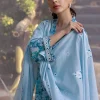 Image | Summer Essence '25 | Embroidered Printed Suit | Cotton | Blue | Stitched | 3 pc set. - Image 4