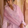 Image | Eid Collection ‘25 | Luxury Embroidered Suit | Blush Pink | Stitched | 3 pc set. - Image 2