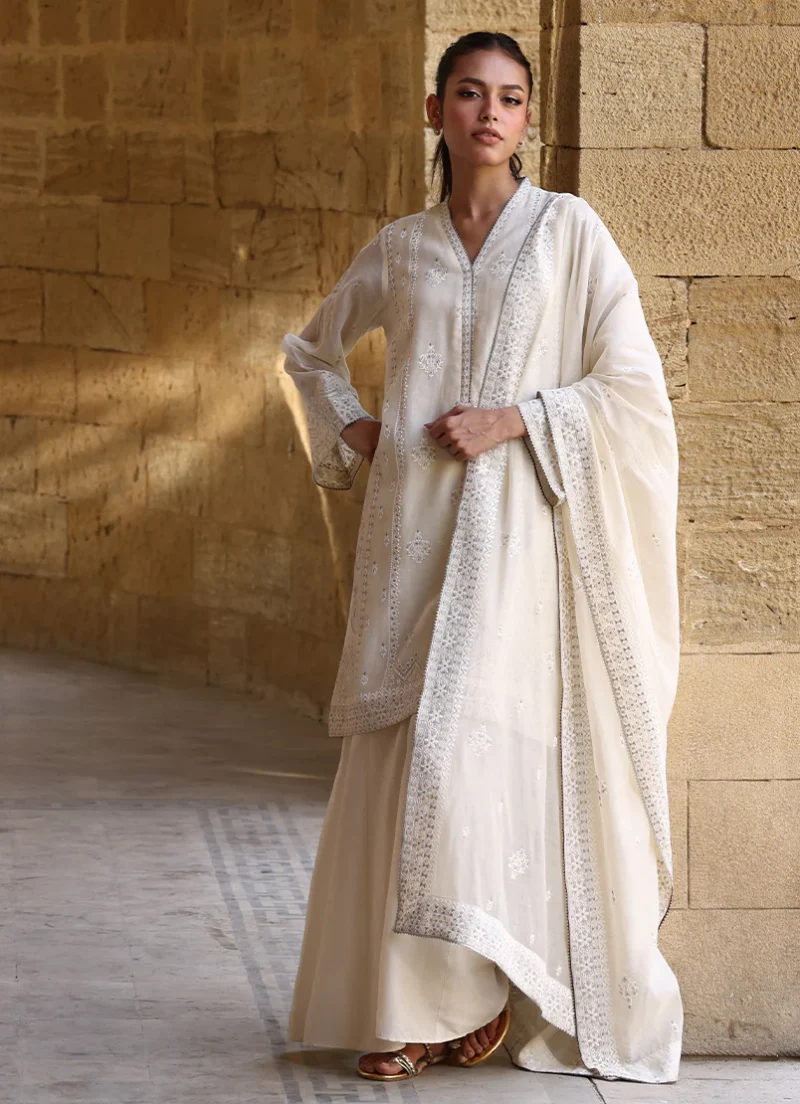Image | Studio | Stitched | Embroidered Suit | Cotton | Kora | 3 pc set.