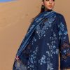Crimson | Flow By Crimson Lawn 25 | Moonlight Blue | Unstitched | Festive wear | Under The Tuscan Love | D1 B | 3pc set. - Image 2