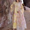 Crimson | Flow By Crimson Lawn 25 | Sunflower | Unstitched | Festive wear | Who'S That Girl | D3 A | 3pc set.