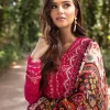 Faiza Saqlain | Zinnia Luxury Lawn 25 | Dark Hot Pink | Unstitched | Feastive Wear | Verda - 01 | 3 pc set. - Image 4