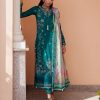 FTA | WES Luxury Lawn 25 | Unstitched | Emerald | Feastive Wear | Eileen Emerald | 3 pc set. - Image 4
