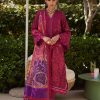 FTA | WES Luxury Lawn 25 | Unstitched | Berry | Feastive Wear | Betty Berry | 3 pc set.