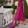 FTA | WES Luxury Lawn 25 | Unstitched | Berry | Feastive Wear | Betty Berry | 3 pc set. - Image 2