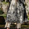 Image | Lawnkari 25 Collection | Kora/Black | Unstitched | Festive wear | Nova- D5 | 3 pc set. - Image 2