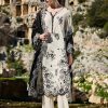 Image | Lawnkari 25 Collection | Kora/Black | Unstitched | Festive wear | Nova- D5 | 3 pc set. - Image 3