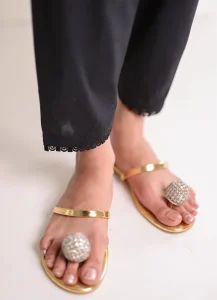 Image | Spring Pret ’24 | Lace Shalwar | Cotton | Black | 1 pc | T-634 .