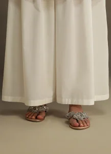 Image | Winter Pret ’24 | Pleated Culotte | Cotton | OFF WHITE 1 pc | TS-752.