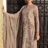 Maria.b | Luxury Lawn | Cofee | Unstitched | Embroidered Net Suit | 3 Piece - Image 4