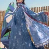 Saira Shakira | Luxury lawn'25 | Cecil-a | Lawn | Blue | Embroidered Suit | 3pc - Image 3