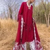 Saira Shakira | Luxury lawn'25 | Shams-a | Lawn | Flame | Embroidered Suit | 3pc - Image 4
