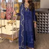 Saira Shakira | Luxury lawn'25 | Leyla-b | Lawn | Salmon pink | Embroidered Suit | 3pc