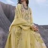 Saira Shakira | Luxury lawn'25 | Dilara-b | Lawn | Sky | Embroidered Suit | 3pc - Image 2