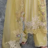 Saira Shakira | Luxury lawn'25 | Dilara-b | Lawn | Sky | Embroidered Suit | 3pc - Image 4