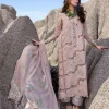 Saira Shakira | Luxury lawn'25 | Serena-b | Lawn | Macaroon | Embroidered Suit | 3pc - Image 2