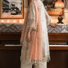 Sana Safinaz | Luxury Lawn 25 | Peach | Unstitched | Festive wear | 003A-3DI | 3pc set. - Image 3