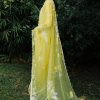 Sana Safinaz | Luxury Lawn 25 | Yellow | Unstitched | Festive wear | 005B-3CT | 3pc set. - Image 2