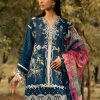 Sana Safinaz | Luxury Lawn 25 | Navy blue | Unstitched | Festive wear | 009B-3DI | 3pc set. - Image 2