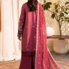 Zarposh | Sajni Lawn Edit 25 | Magenta | Unstitched | Festive wear | Nayirah | D04 | 3pc set. - Image 2