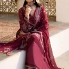Zarposh | Sajni Lawn Edit 25 | Magenta | Unstitched | Festive wear | Nayirah | D04 | 3pc set. - Image 3