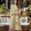 ELAF | Luxury | Lawn 25 |Apple Green | Unstitched |  Festive wear | Bahaar | ELM-3A | 3 pc set.