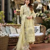 ELAF | Luxury | Lawn 25 |Apple Green | Unstitched |  Festive wear | Bahaar | ELM-3A | 3 pc set. - Image 3